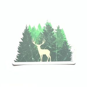 Deer Vinyl Sticker